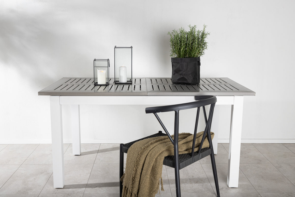 Rectangular Dining Table 74 x 160 x 90 Grey