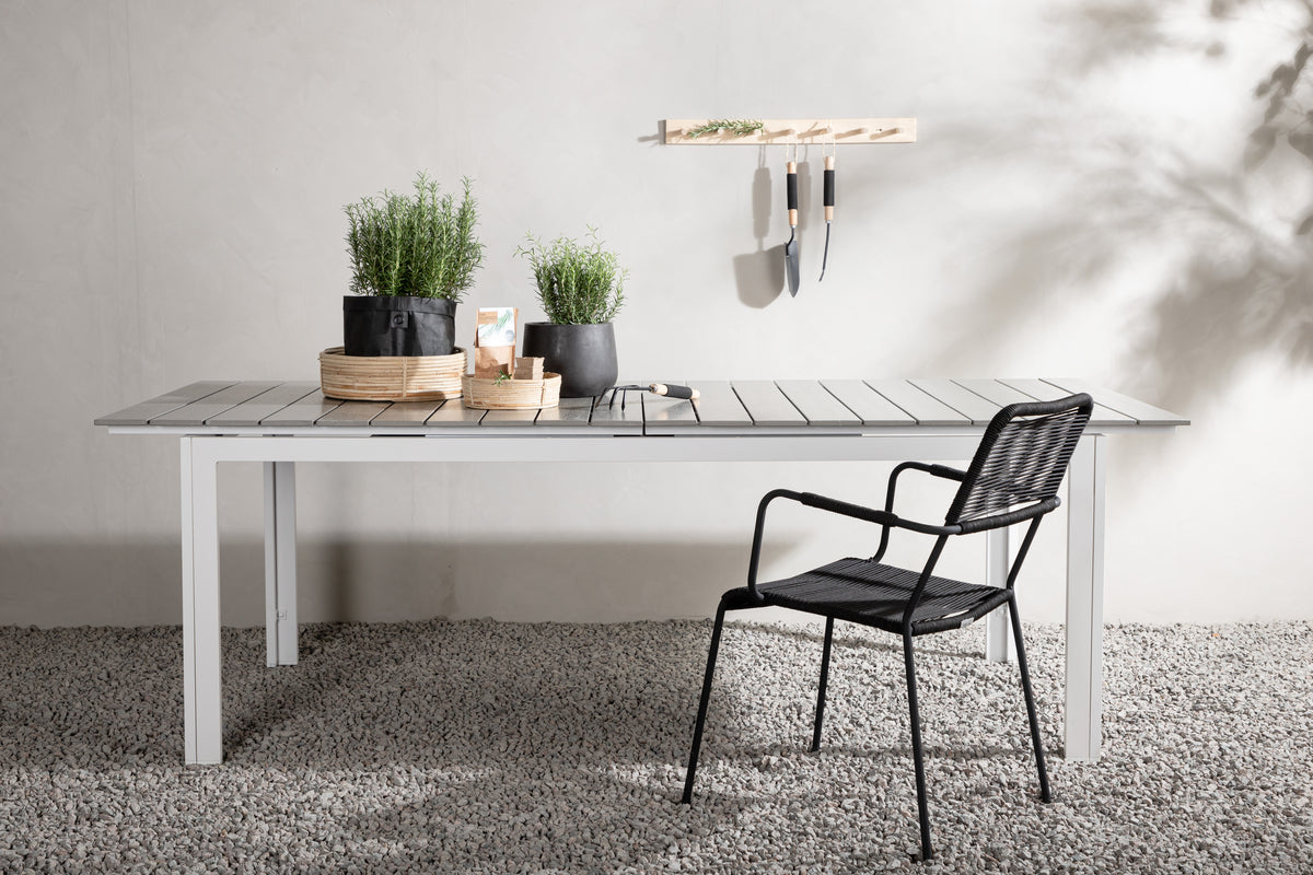Rectangular Dining Table 75 x 229 x 100 White