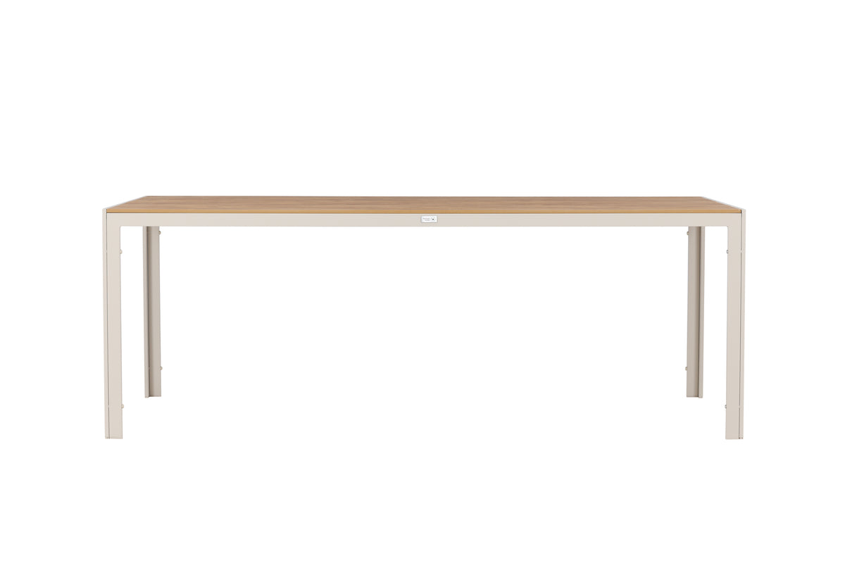 Rectangular Dining Table 74 x 205 x 90 Beige