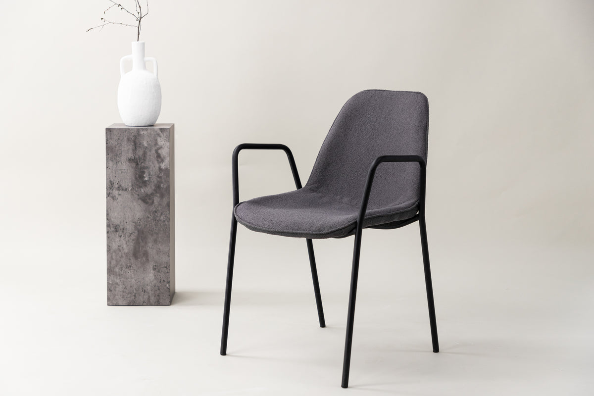 Dining Chair 2-pack Dark Grey