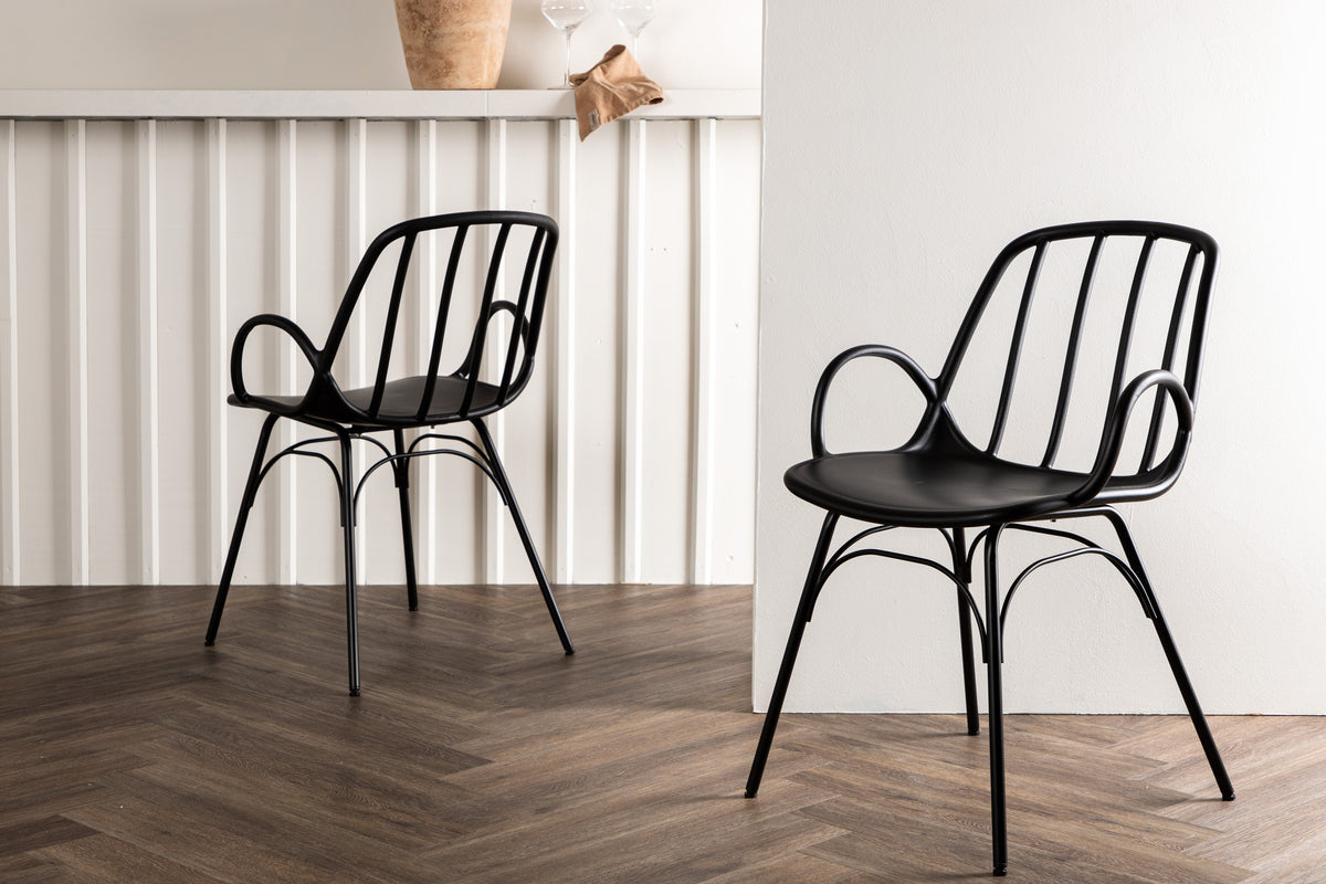 Dining Chair 2-pack Black