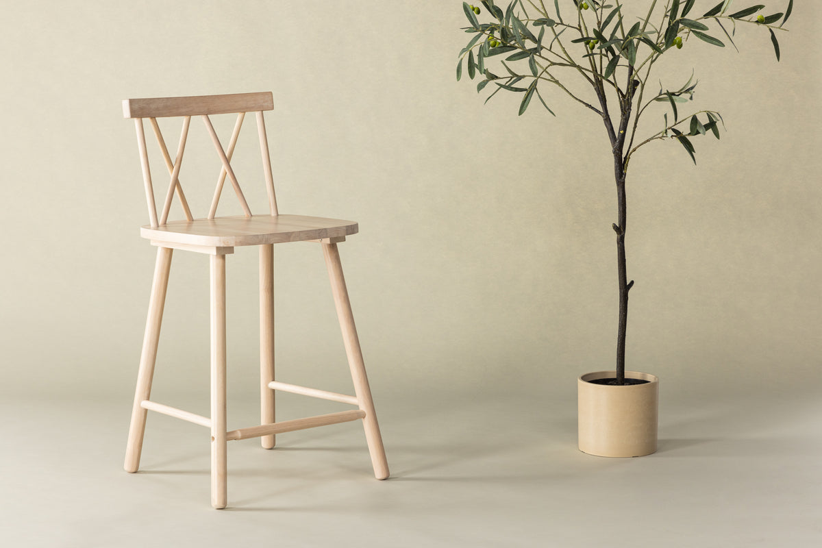 Bar Chair 2-pack Whitewash