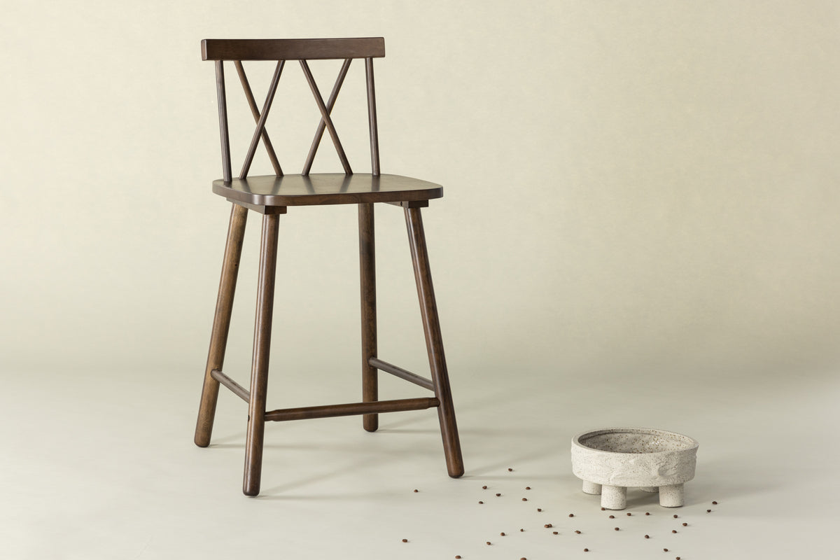 Bar Chair 2-pack Mocca