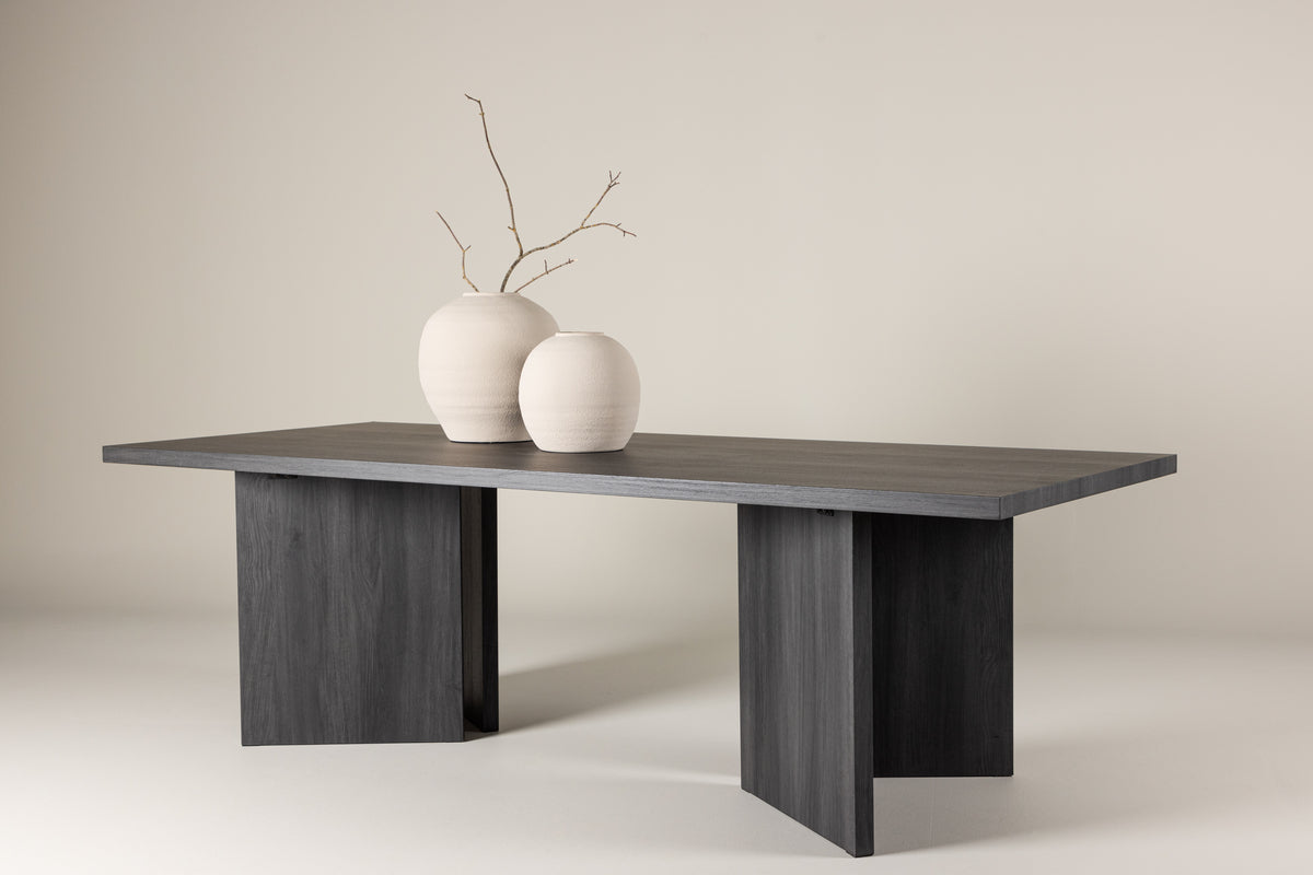 Rectangular Dining Table 100 x 240 Black