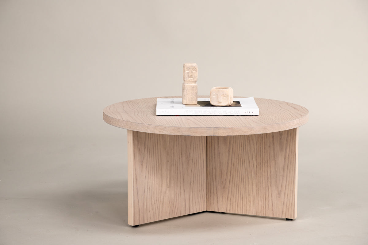 Sofa Table ø85 Whitewash