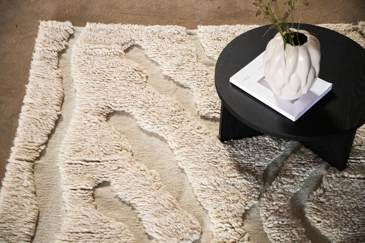 Rectangular Carpet 172 x 240 Beige