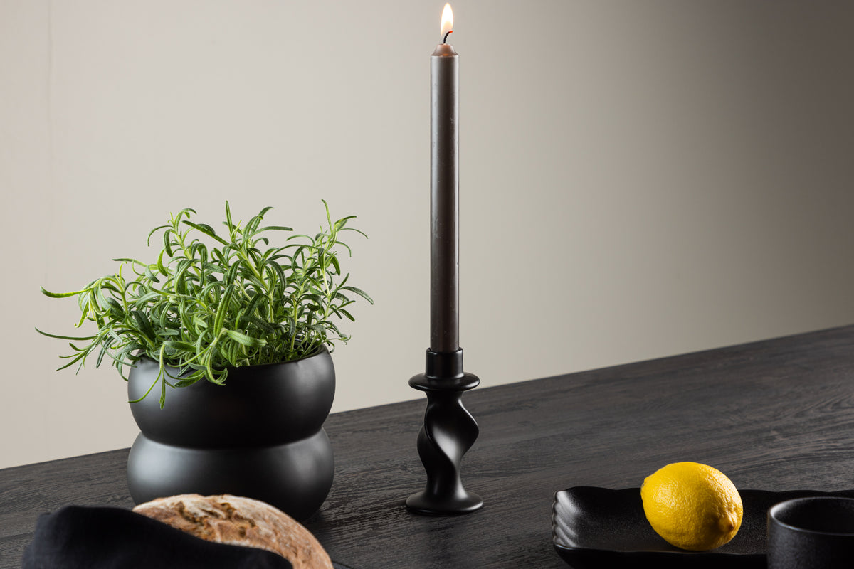 Candlestick ø6 Matte black