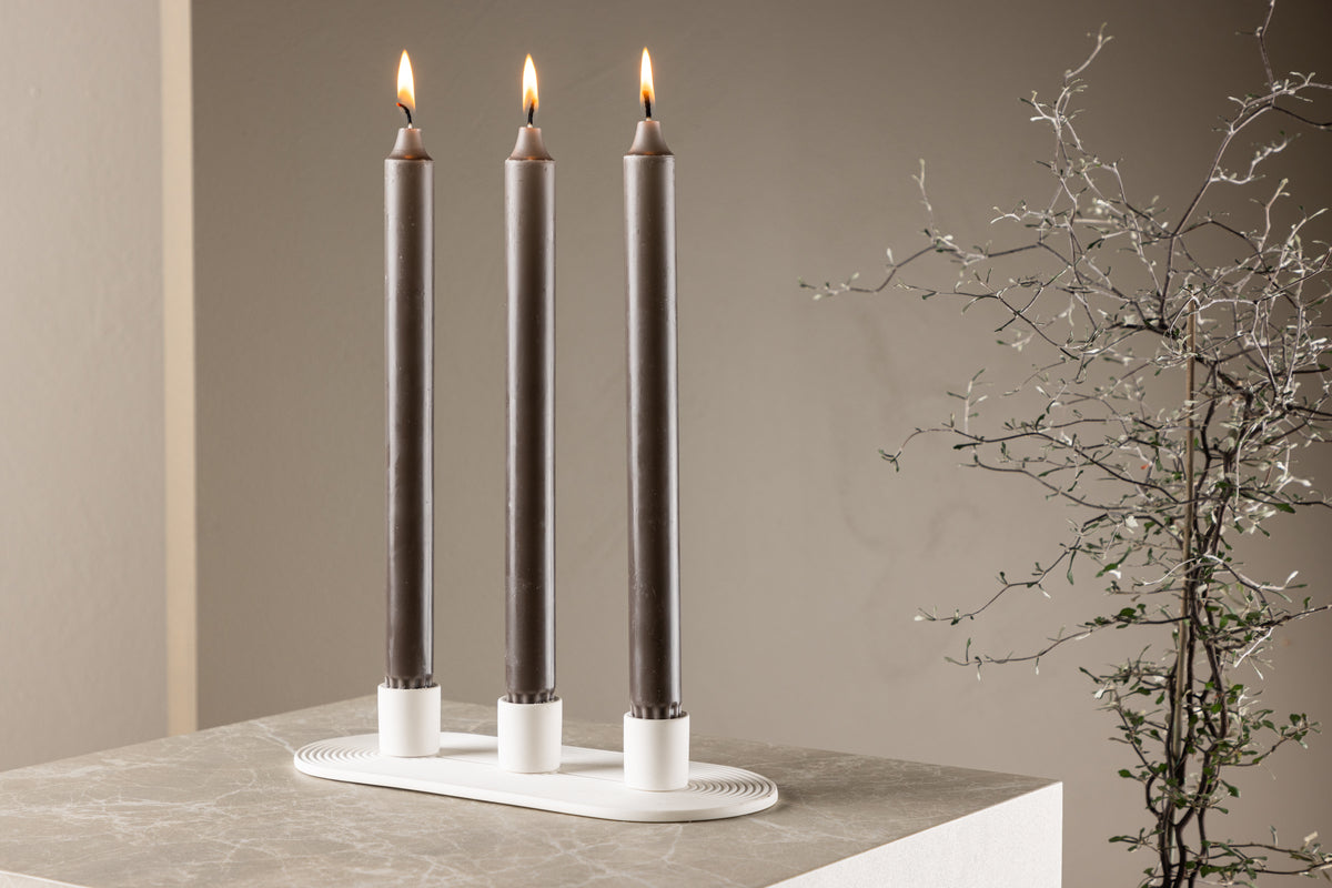 Candlestick 4 x 24 x 10,5 White