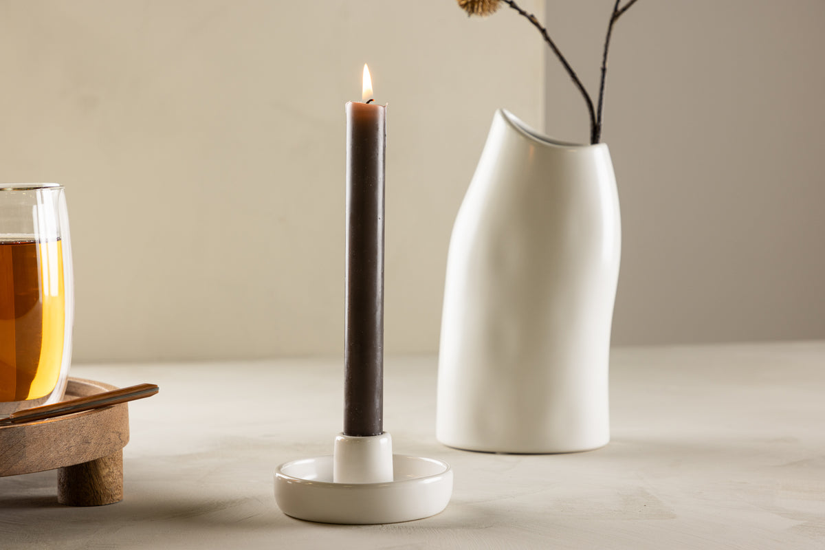 Candlestick ø11 White