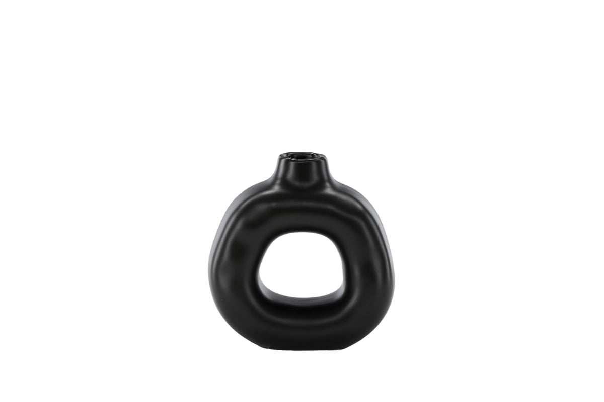 Candlestick 13 x 13 x 6 Black