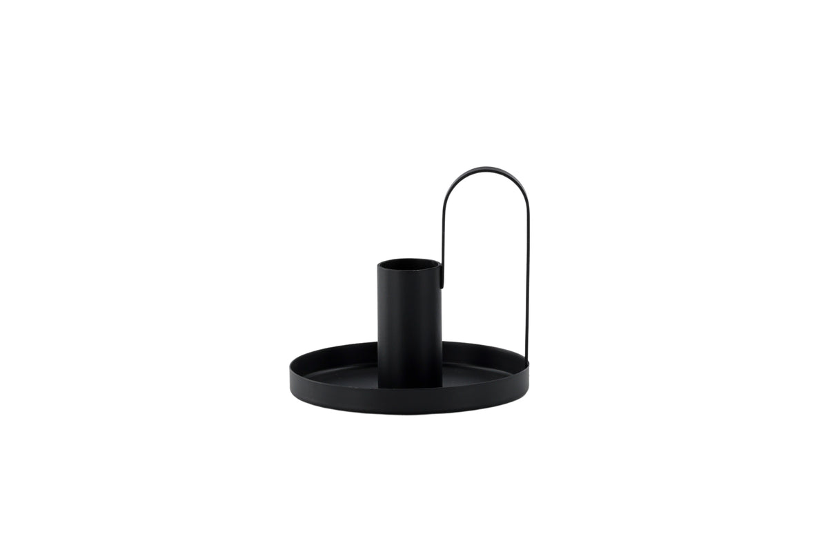 Candlestick ø9,5 Black