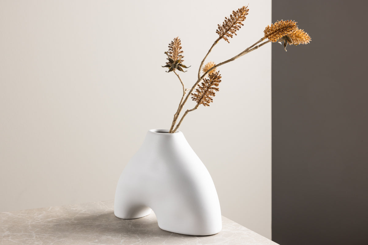Vase 15 x 21 x 8 White