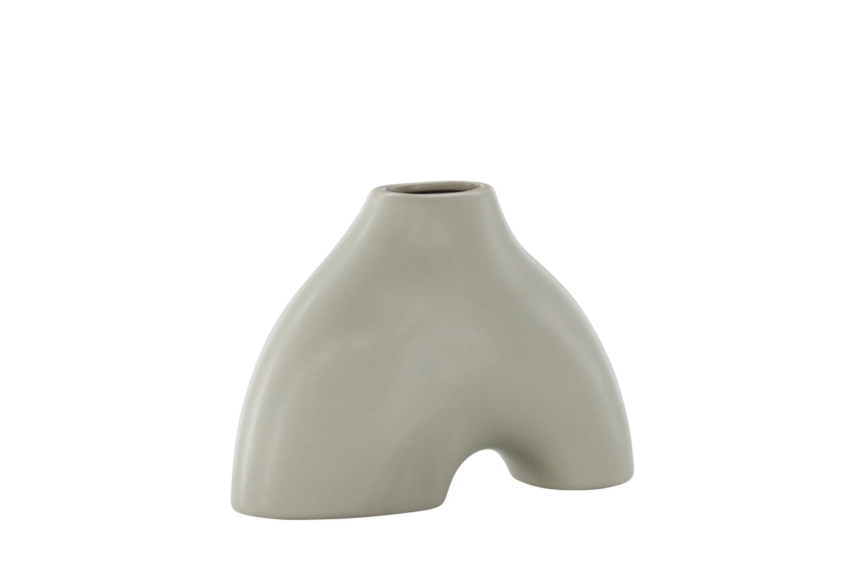 Vase 15 x 21 x 8 Light Grey