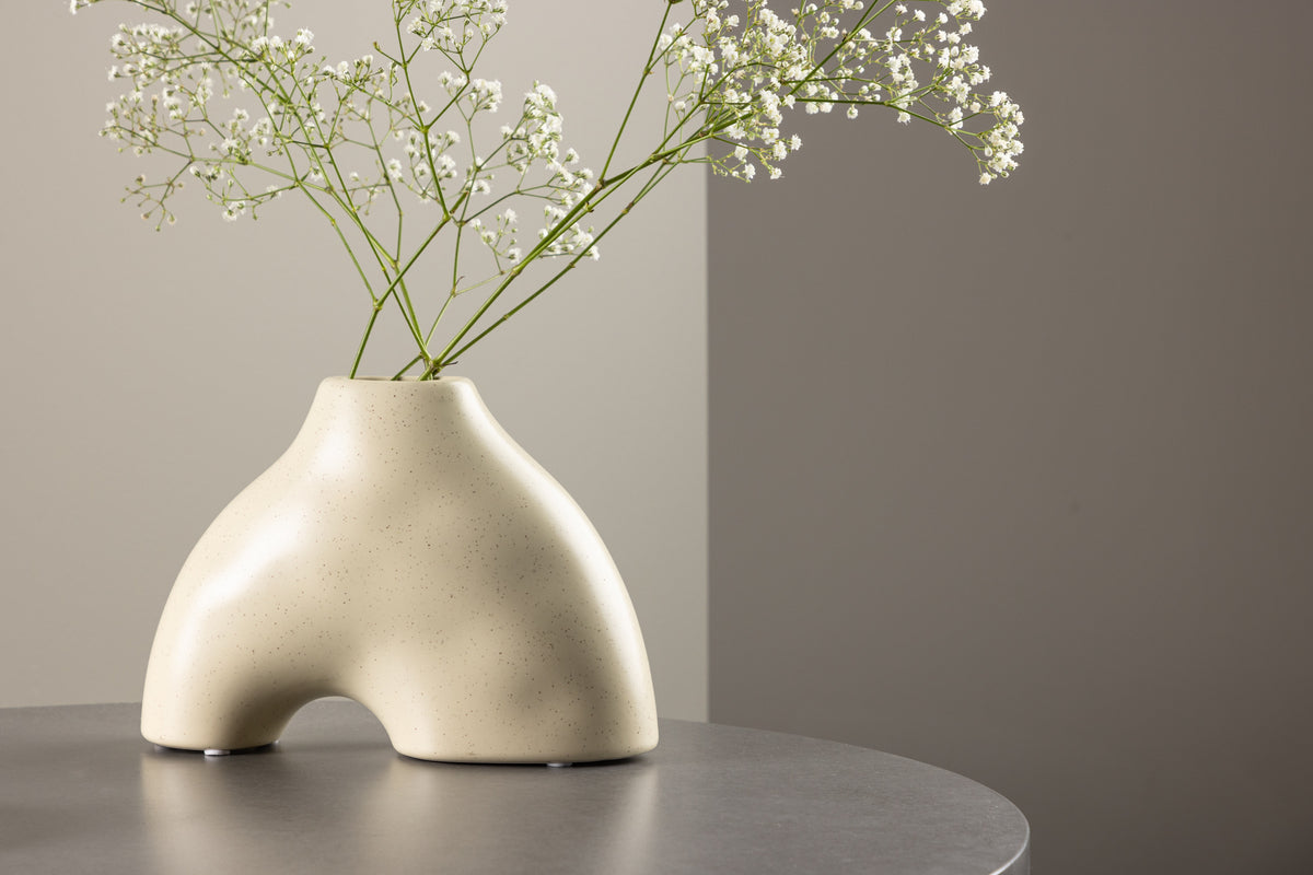 Vase 15 x 21 x 8 Beige