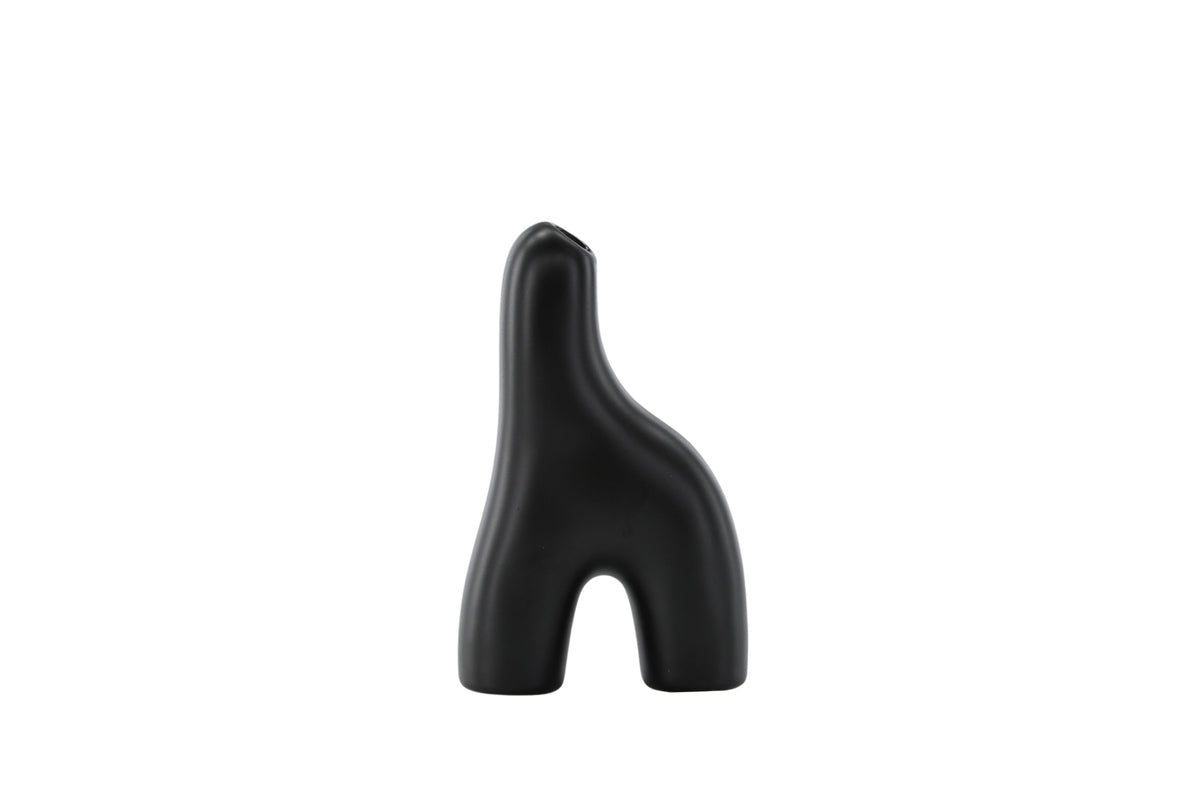 Vase 4,3 x 16 x 9,4 Black