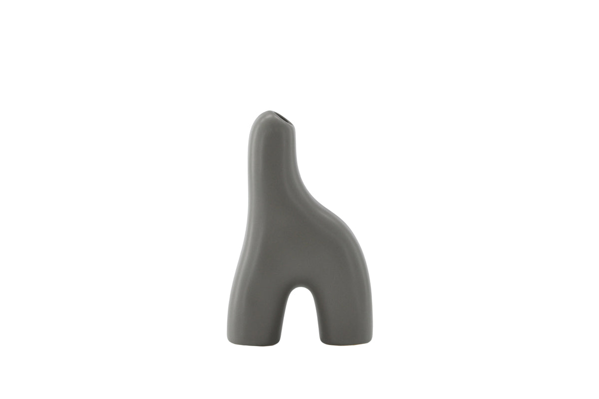 Vase 4,3 x 16 x 9,4 Dark Grey