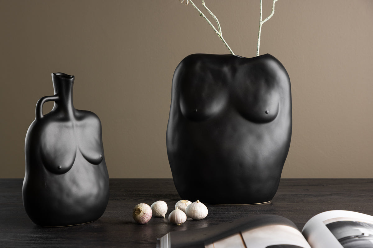 Vase 28 x 24 x 14 Black