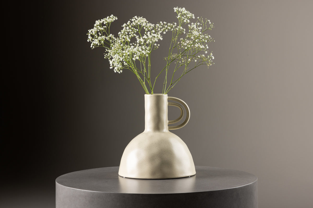 Vase ø24 Beige