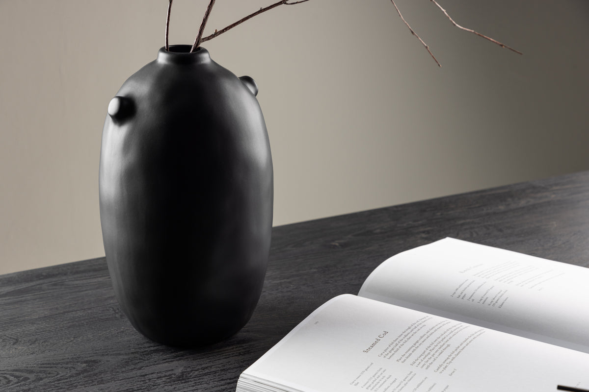 Vase ø17 Black