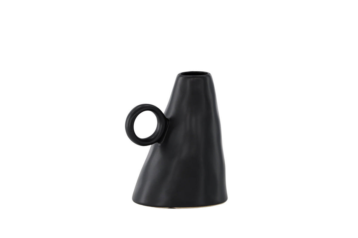 Vase 17 x 14 x 13 Black