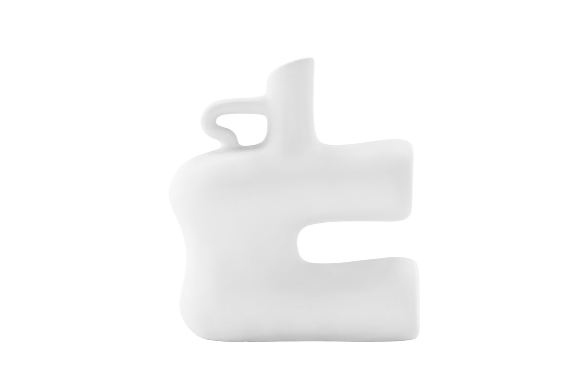 Vase 19 x 18 x 7 White