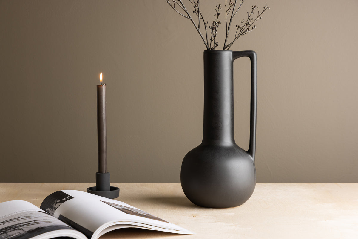 Vase ø18 Black