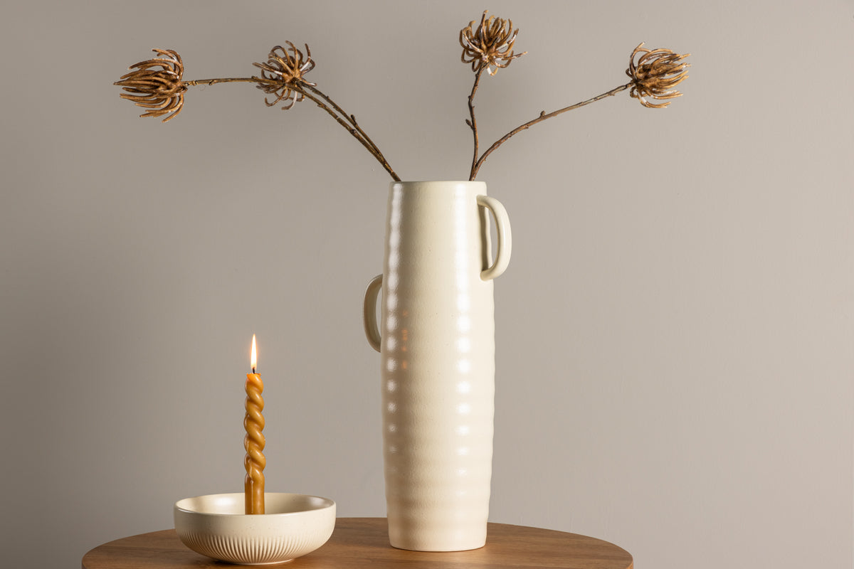 Vase ø13 Beige