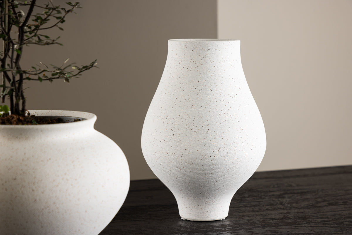 Vase ø14 White