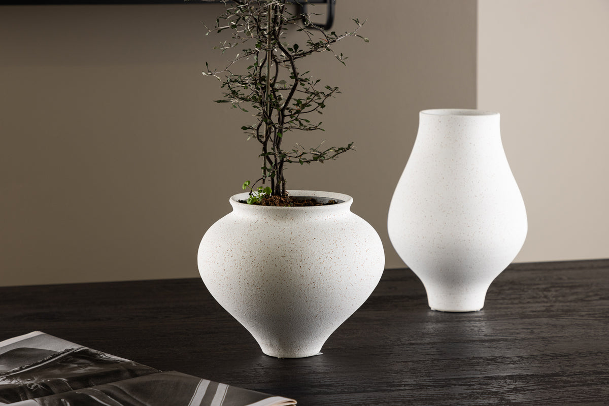 Vase ø18 White