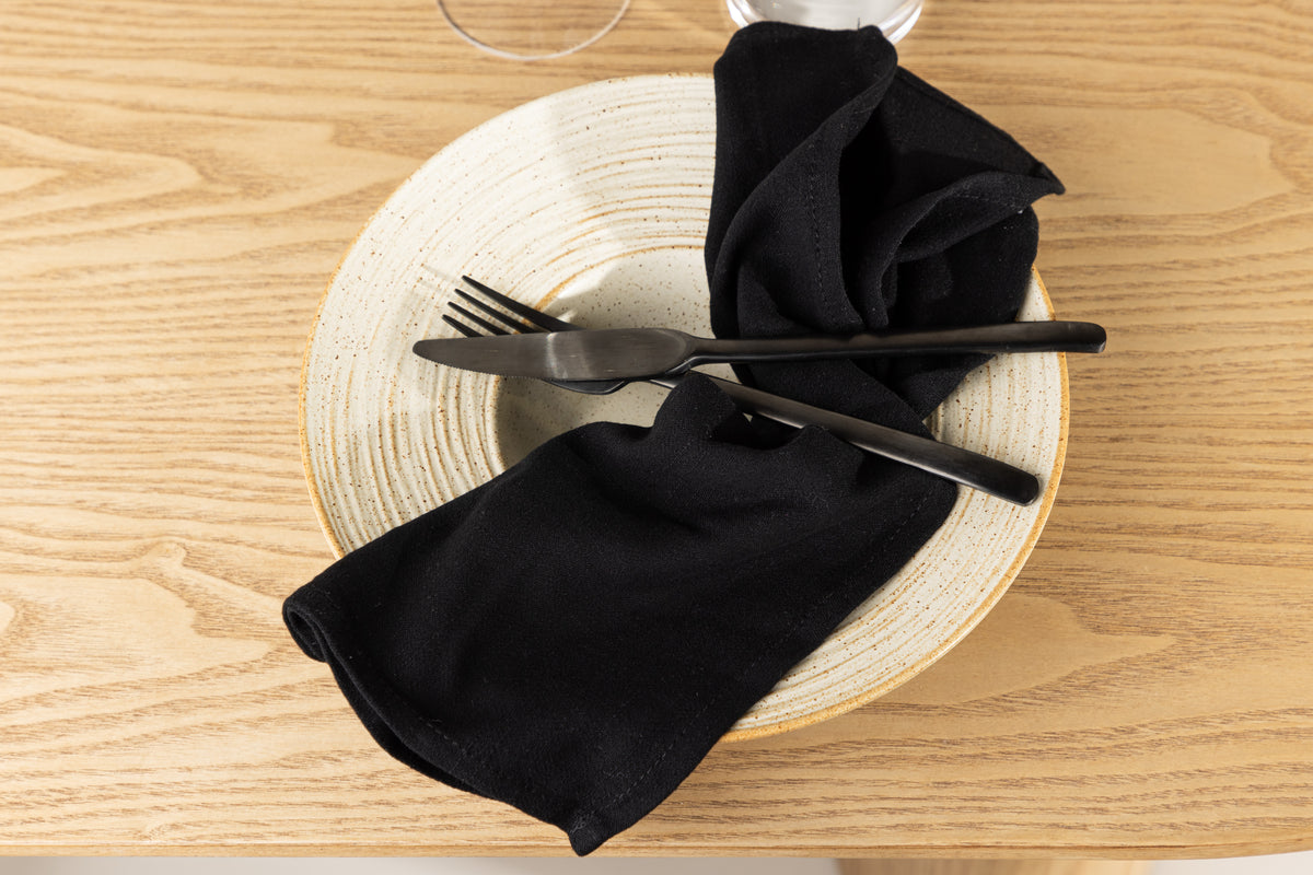 Napkin 2-pack Black