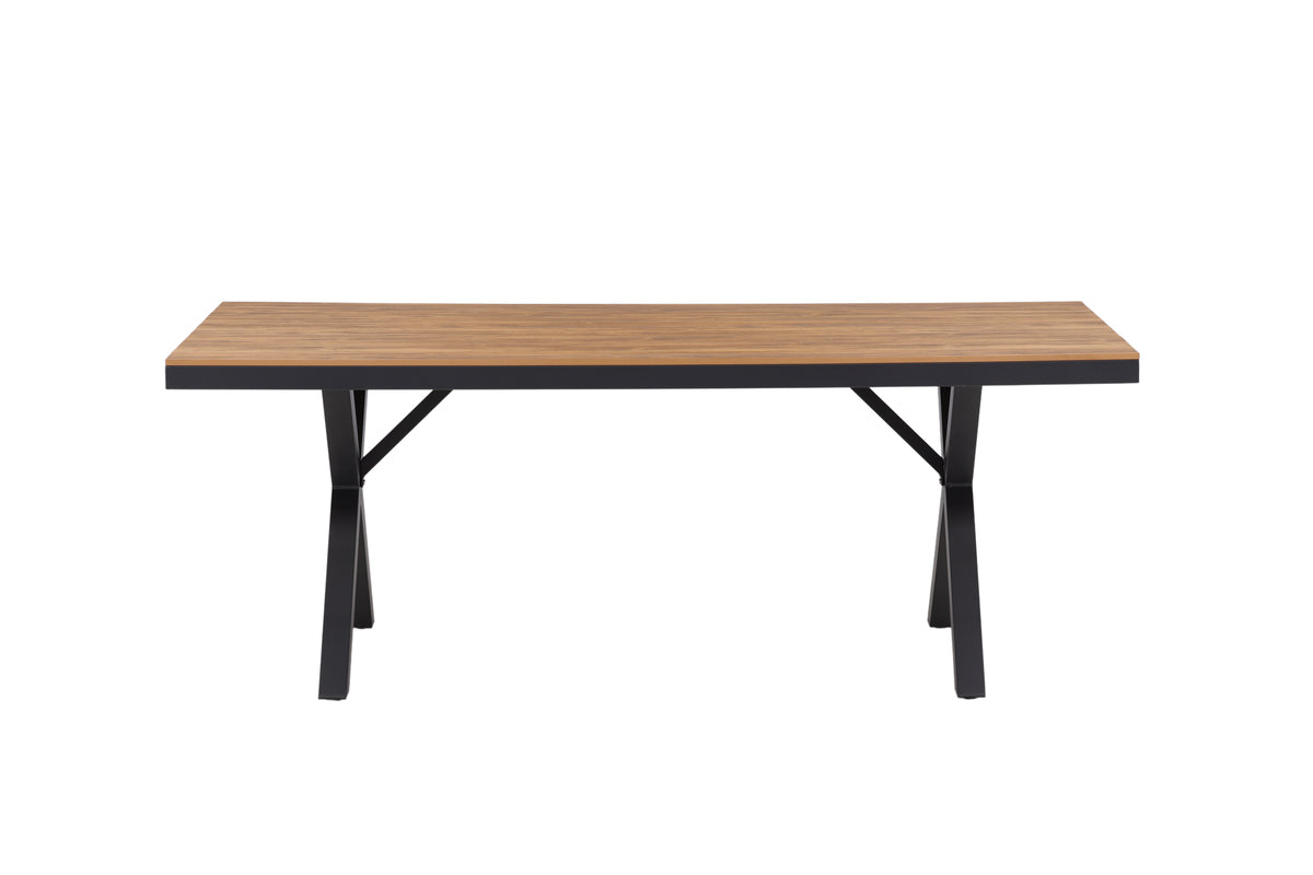 Rectangular Dining Table 100 x 200 Black