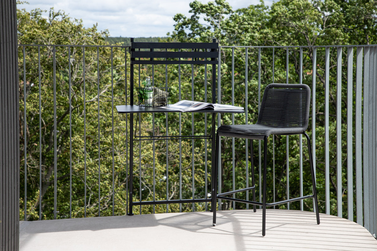Cafe Table 120 x 77 x 57 Black