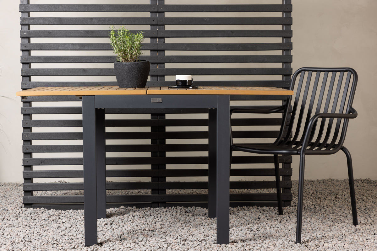 Cafe Table 75 x 70 x 70 Black
