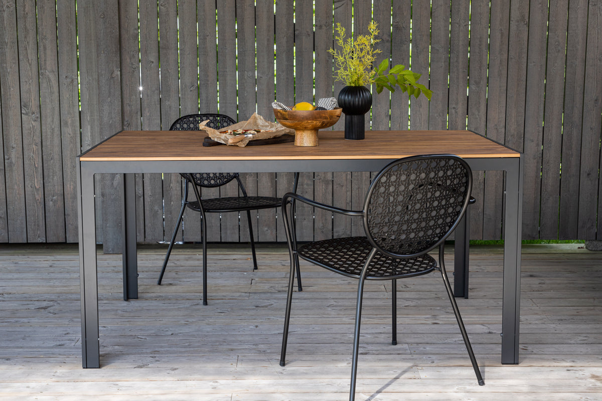 Rectangular Dining Table 90 x 150 Black