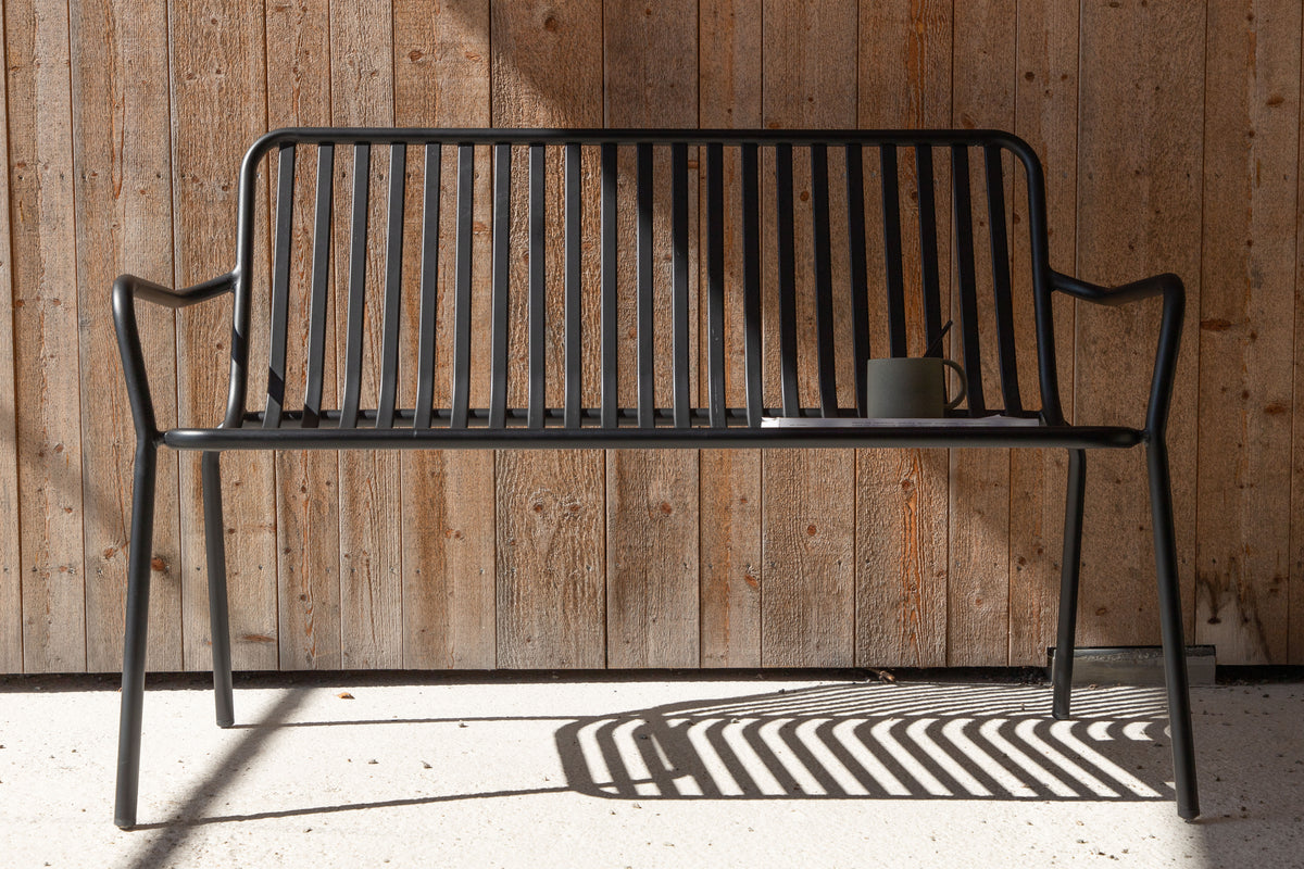 Bench Sofa 130 x 64 Black
