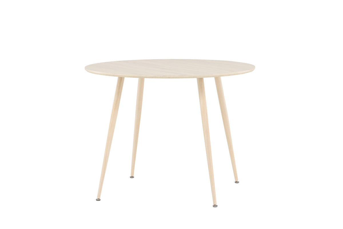 Round Dining Table ø100 Whitewash