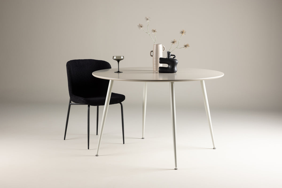 Round Dining Table ø120 Beige