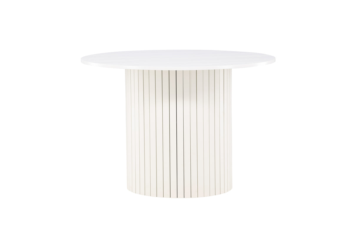 Round Dining Table ø110 White