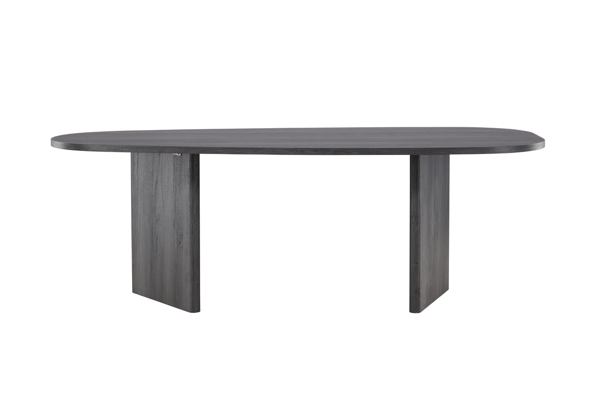 Oval Dining Table 100 x 220 Black