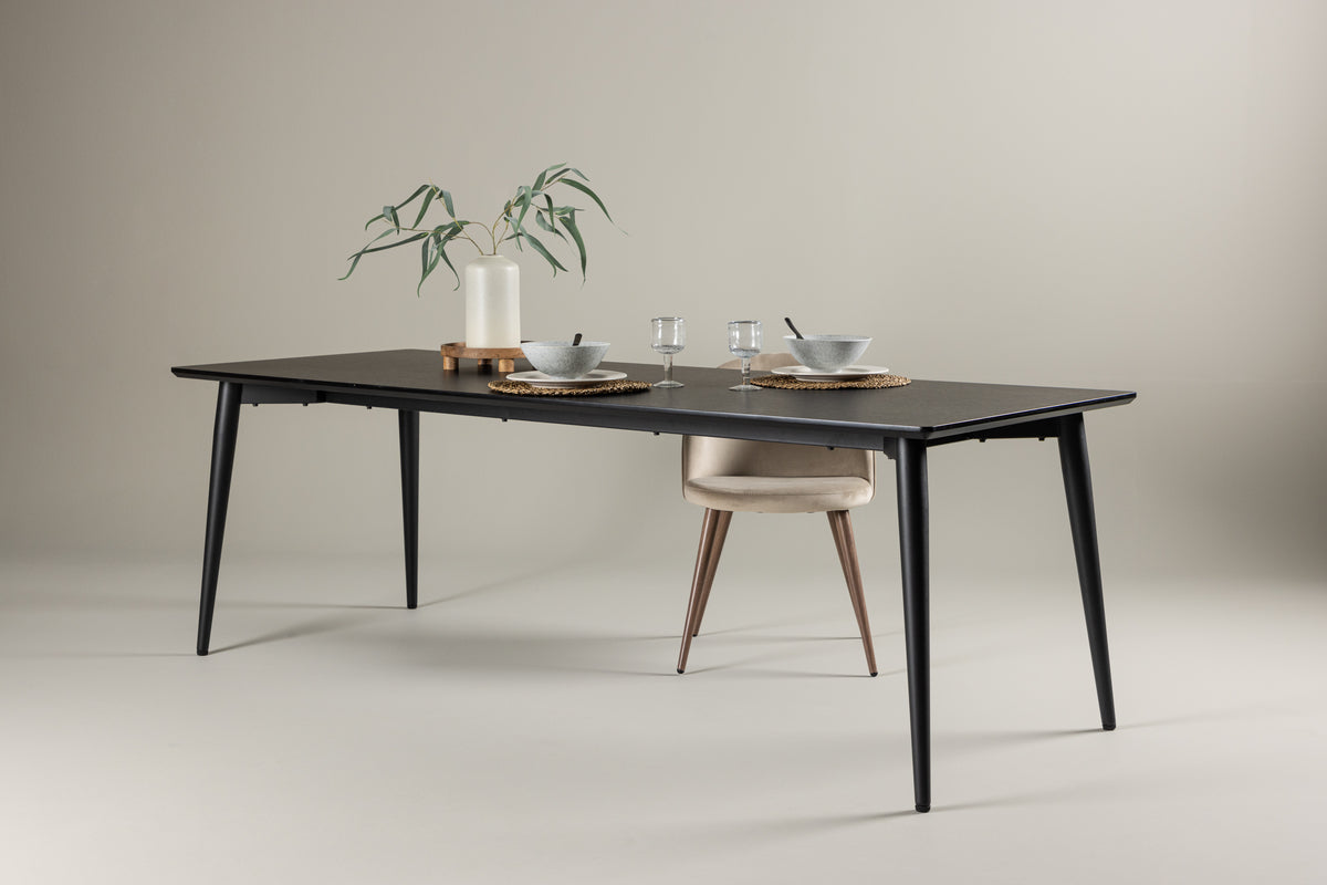 Rectangular Dining Table 85 x 230 Black