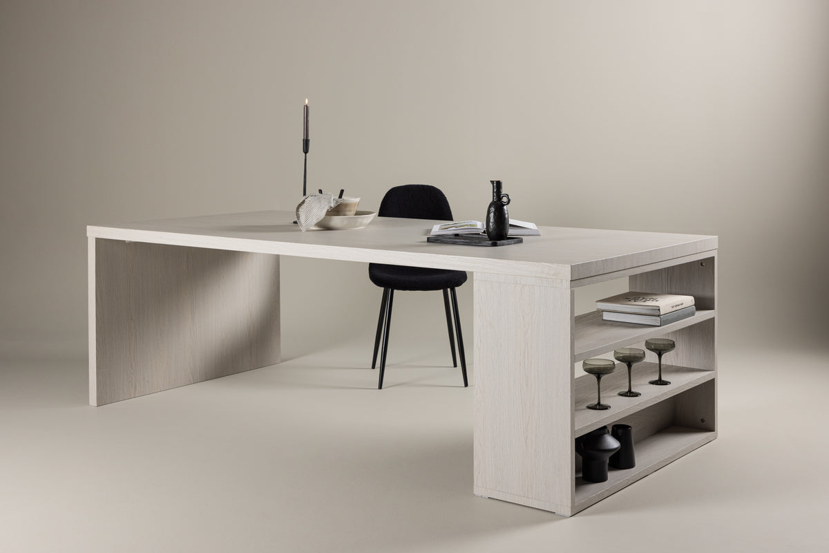 Rectangular Dining Table 110 x 230 Whitewash