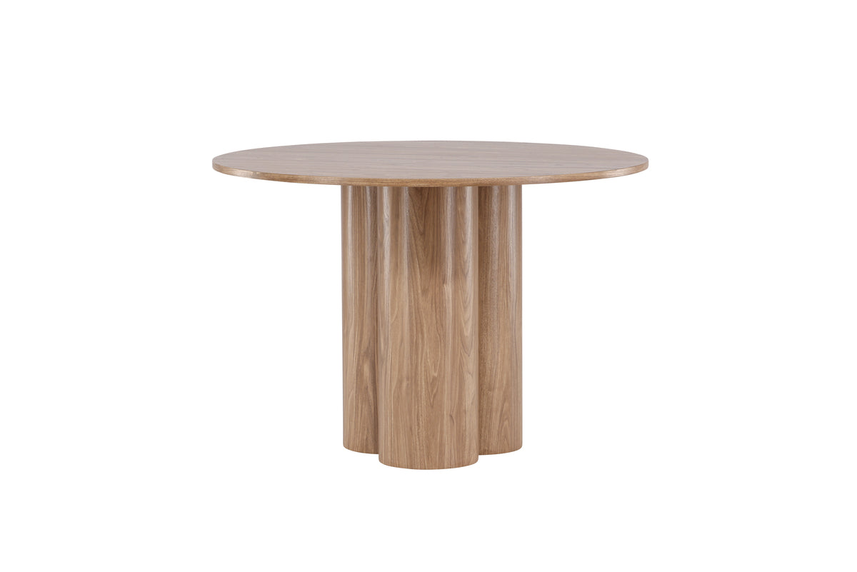 Round Dining Table ø110 Brown