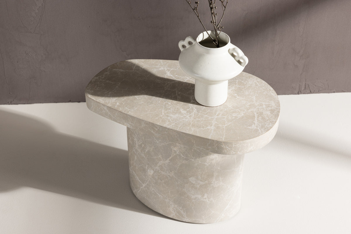 Side Table 30 x 50 Light Grey