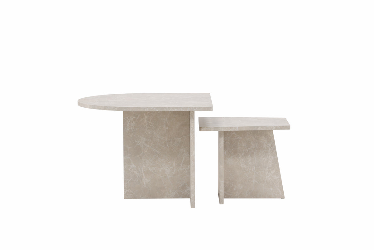 Sofa Table Table 1: 60 cm Table 2: 40 cm x Table 1: 60 cm Table 2: 40 cm Beige