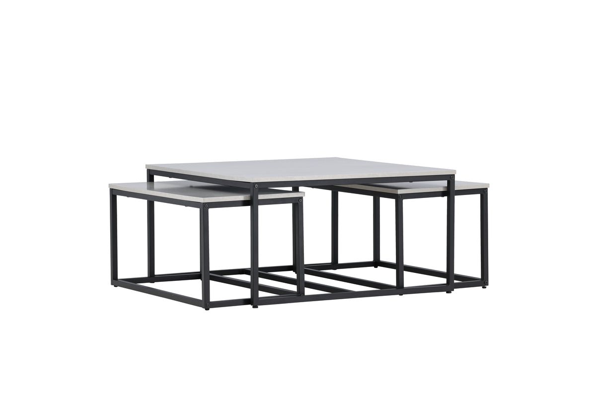 Sofa Table Table 1: 80 Table 2: 38 cm x Table 1: 80 cm Table 2: 73cm Grey