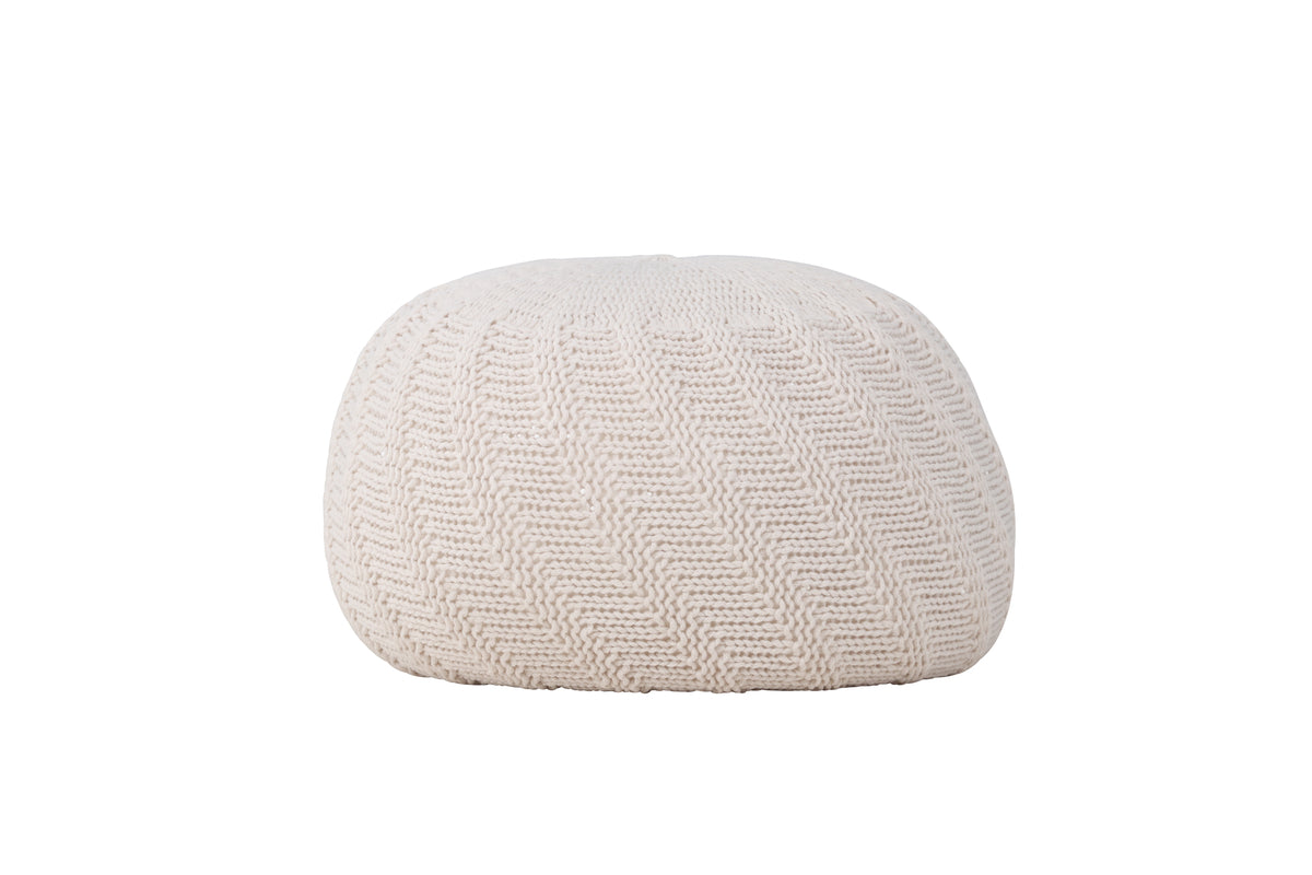 Pouf ø45 ⌀45 Offwhite
