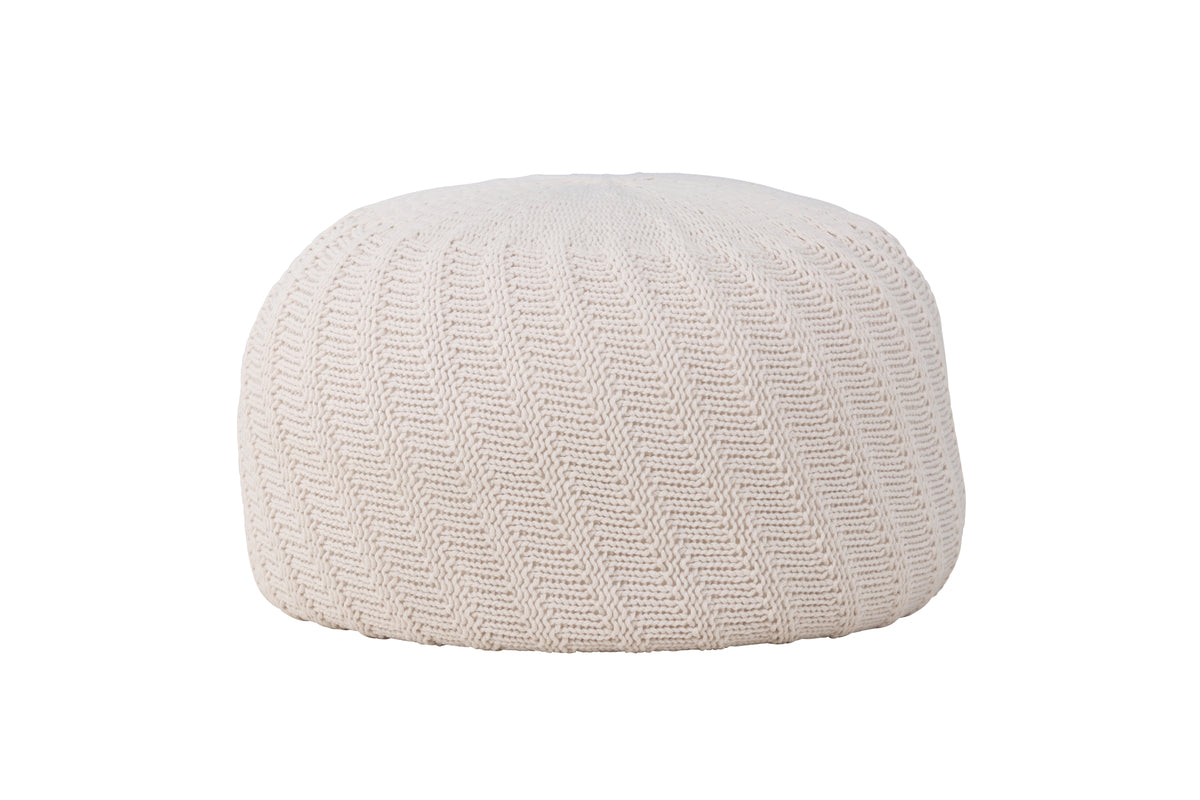 Pouf ø60 ⌀60 Offwhite