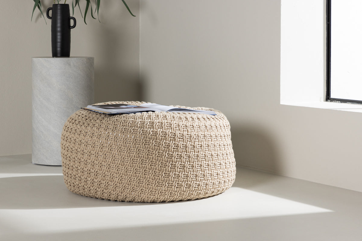 Pouf ø45 ⌀45 Beige