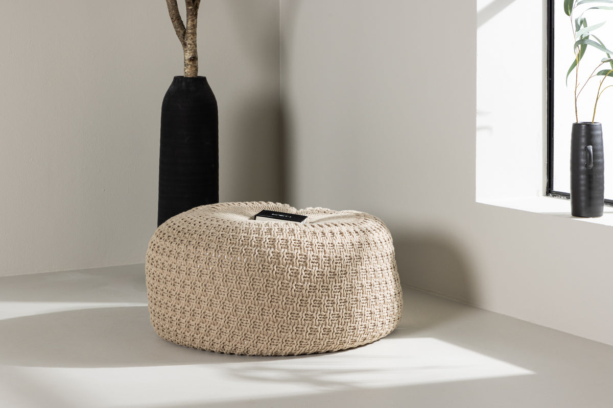 Pouf ø60 ⌀60 Beige