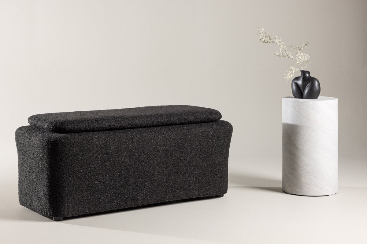 Ottoman 50X110X45 Black